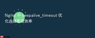nginx 中 keepalive_timeout 优化连接管理效率