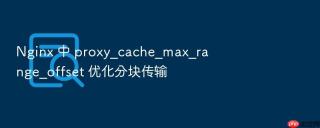 Nginx 中 proxy_cache_max_range_offset 优化分块传输