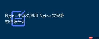Nginx 中怎么利用 Nginx 实现静态资源分发