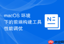 macOS 环境下的前端构建工具性能调优