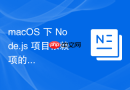 macOS 下 Node.js 项目依赖项的本地安装与管理