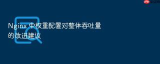 Nginx 中权重配置对整体吞吐量的改进建议