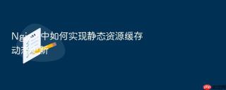 nginx 中如何实现静态资源缓存动态更新