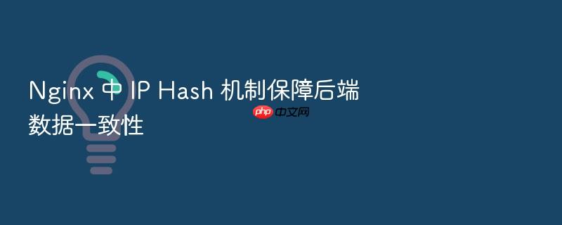 nginx 中 ip hash 机制保障后端数据一致性