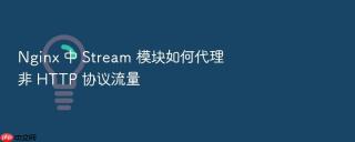 nginx 中 stream 模块如何代理非 http 协议流量