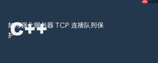 如何强化服务器 tcp 连接队列保护
