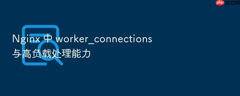 nginx 中 worker_connections 与高负载处理能力