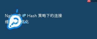 nginx 中 ip hash 策略下的连接维持方案优化