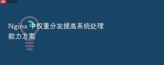 Nginx 中权重分发提高系统处理能力方案