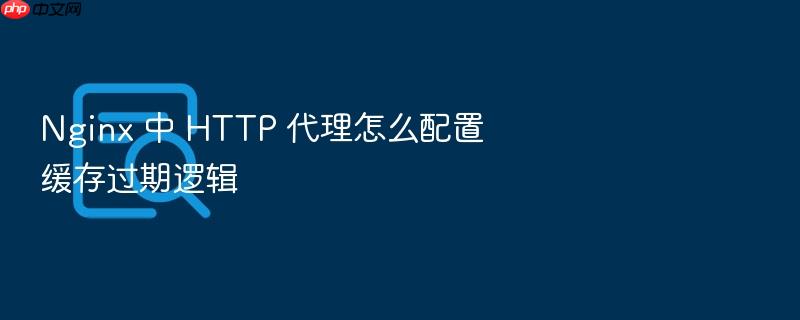 nginx 中 http 代理怎么配置缓存过期逻辑