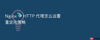 nginx 中 http 代理怎么设置重定向策略