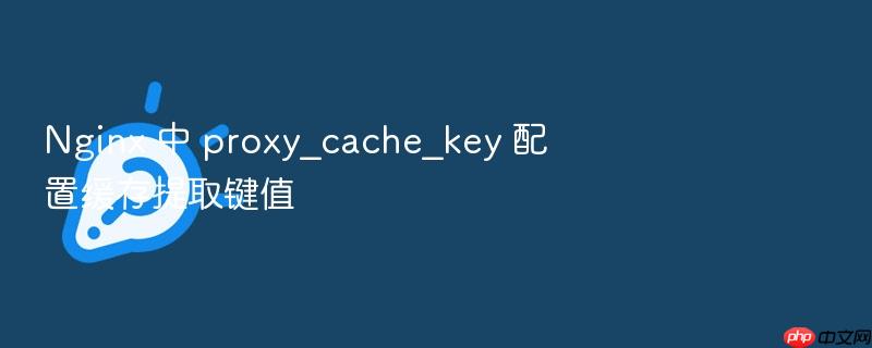 nginx 中 proxy_cache_key 配置缓存提取键值