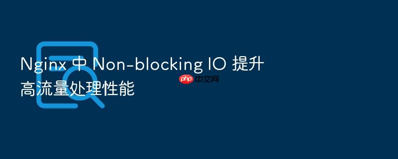 nginx 中 non-blocking io 提升高流量处理性能