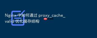 nginx 中如何通过 proxy_cache_valid 优化缓存结构