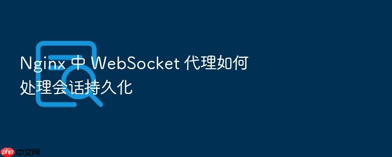 nginx 中 websocket 代理如何处理会话持久化