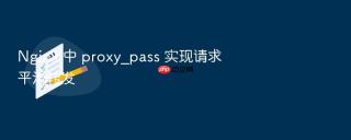 nginx 中 proxy_pass 实现请求平滑转发