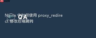 nginx 中如何使用 proxy_redirect 修改后端跳转