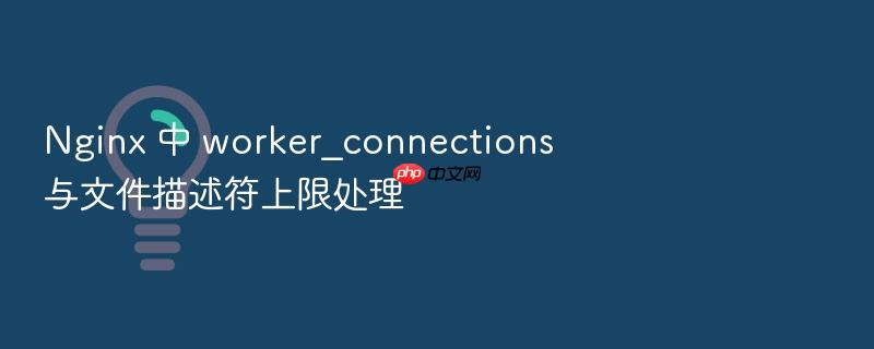 nginx 中 worker_connections 与文件描述符上限处理