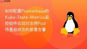 如何配置prometheus的kube-state-metrics监控组件实现对全网pod待重启状态的前置告警