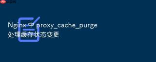 nginx 中 proxy_cache_purge 处理缓存状态变更
