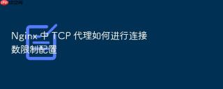 Nginx 中 TCP 代理如何进行连接数限制配置