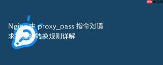 nginx 中 proxy_pass 指令对请求路径的转换规则详解
