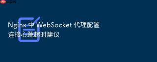 nginx 中 websocket 代理配置连接心跳超时建议