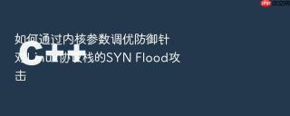 如何通过内核参数调优防御针对linux协议栈的syn flood攻击