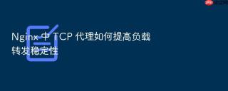 Nginx 中 TCP 代理如何提高负载转发稳定性