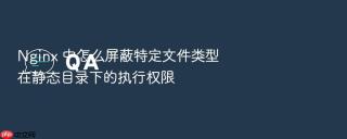 nginx 中怎么屏蔽特定文件类型在静态目录下的执行权限