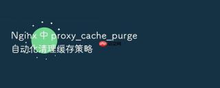 nginx 中 proxy_cache_purge 自动化清理缓存策略