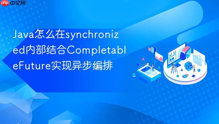 java怎么在synchronized内部结合completablefuture实现异步编排