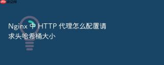 nginx 中 http 代理怎么配置请求头哈希桶大小