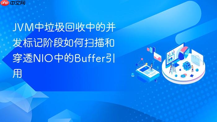 jvm中垃圾回收中的并发标记阶段如何扫描和穿透nio中的buffer引用