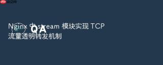 nginx 中 stream 模块实现 tcp 流量透明转发机制