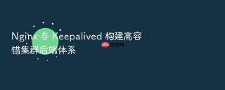 nginx 与 keepalived 构建高容错集群后端体系