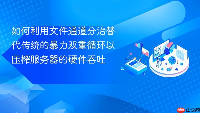 如何利用文件通道分治替代传统的暴力双重循环以压榨服务器的硬件吞吐