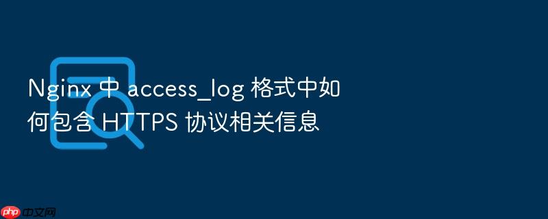 nginx 中 access_log 格式中如何包含 https 协议相关信息