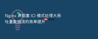 nginx 非阻塞 io 模式处理大吞吐量数据流的效率提升
