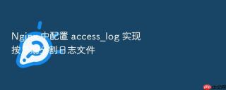 Nginx 中配置 access_log 实现按日期分割日志文件