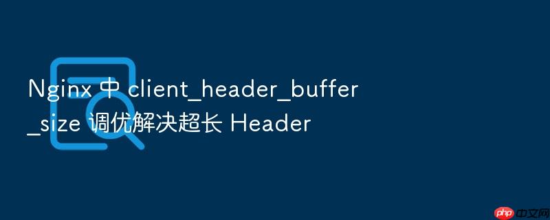 nginx 中 client_header_buffer_size 调优解决超长 header