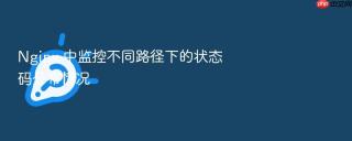 nginx 中监控不同路径下的状态码分布情况