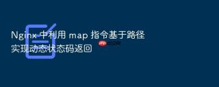 nginx 中利用 map 指令基于路径实现动态状态码返回
