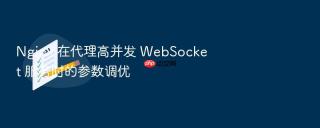 nginx 在代理高并发 websocket 服务时的参数调优