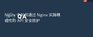 nginx 中如何通过 nginx 实施精细化的 api 安全防护
