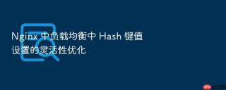 nginx 中负载均衡中 hash 键值设置的灵活性优化