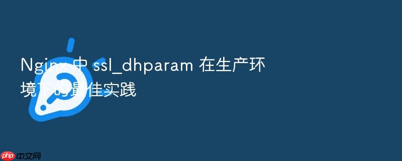 nginx 中 ssl_dhparam 在生产环境下的最佳实践