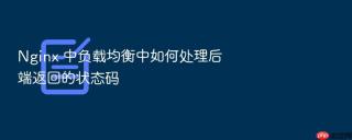 Nginx 中负载均衡中如何处理后端返回的状态码