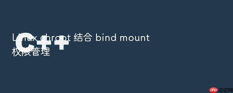 linux chroot 结合 bind mount 权限管理