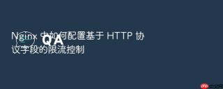 nginx 中如何配置基于 http 协议字段的限流控制